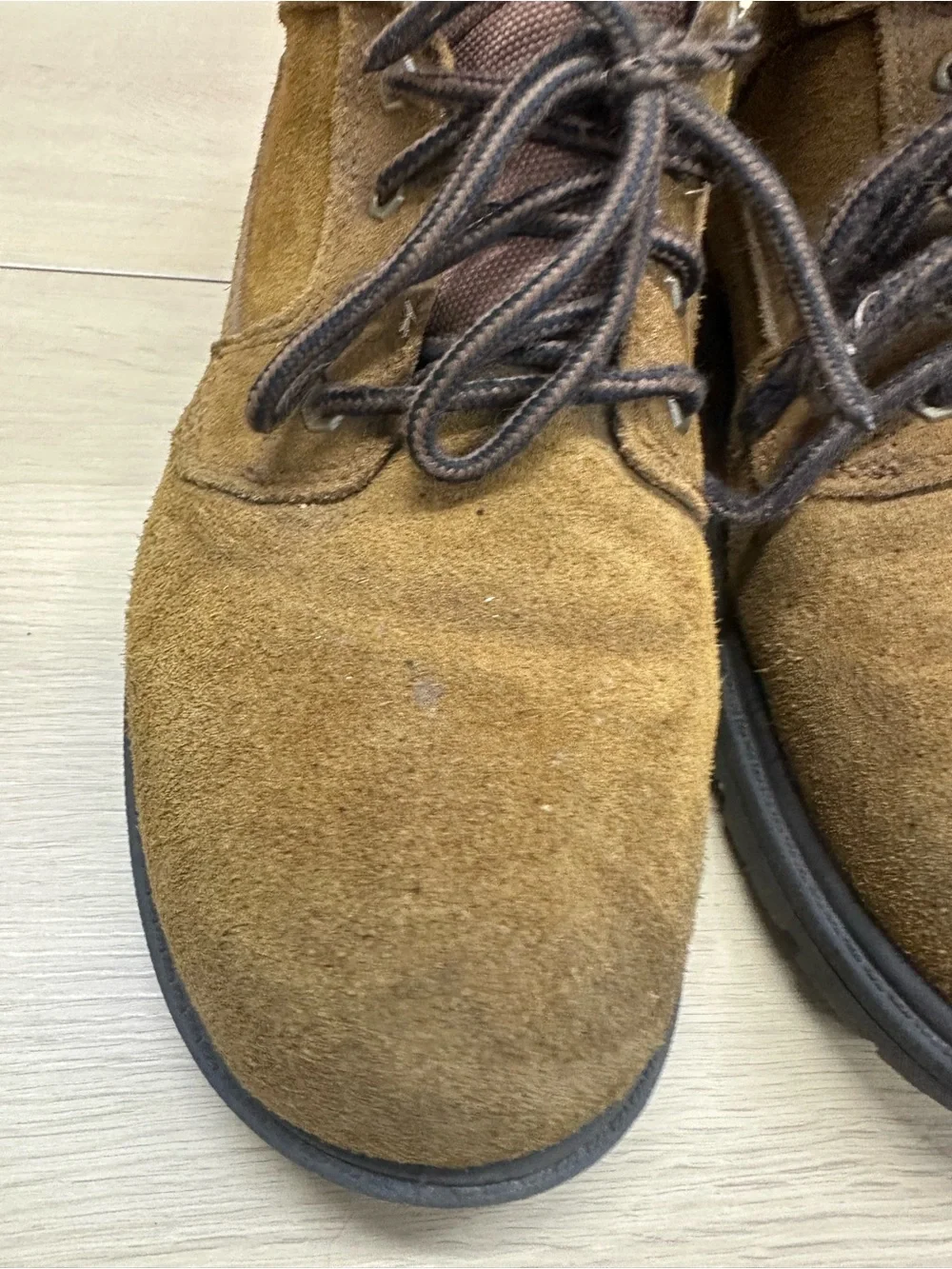 Brahama Men’s Brown Laceup Waterproof Boots Size 13W EUC